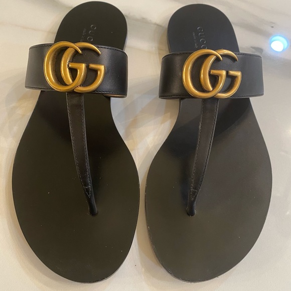 gucci marmont t strap sandal